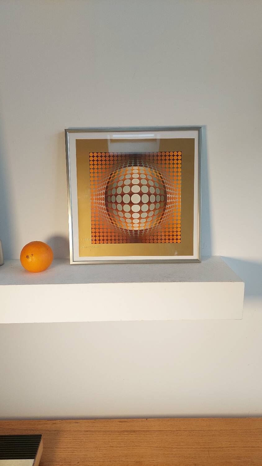 Original Vasarely lithograph