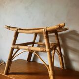 Asian-style rattan stool