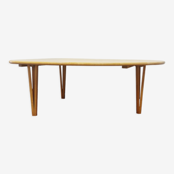 Midcentury coffee table beech wood