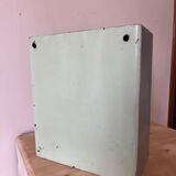 Metal pharmacy cabinet