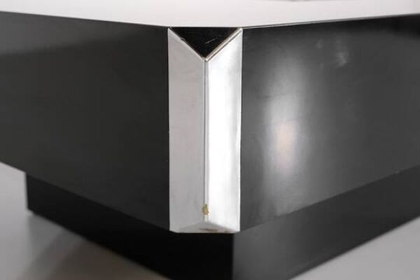 Table basse Alveo, attribuée à Willy Rizzo pour Mario Sabot, années 1970s