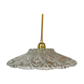Vintage molded glass lampshade pendant lamp