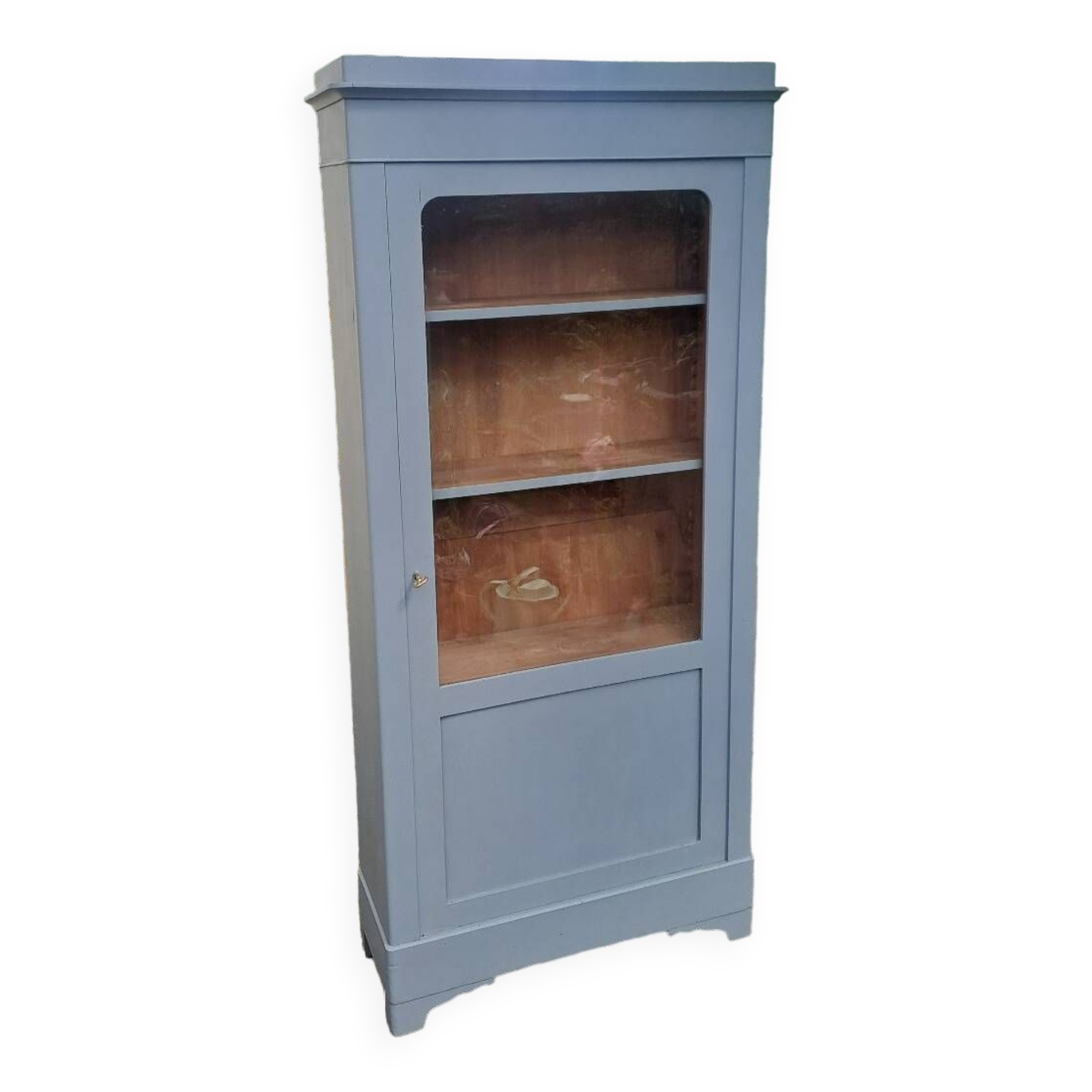 Armoire une porte vitrée  fin 19ème