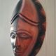 Masque africain en bois art tribal