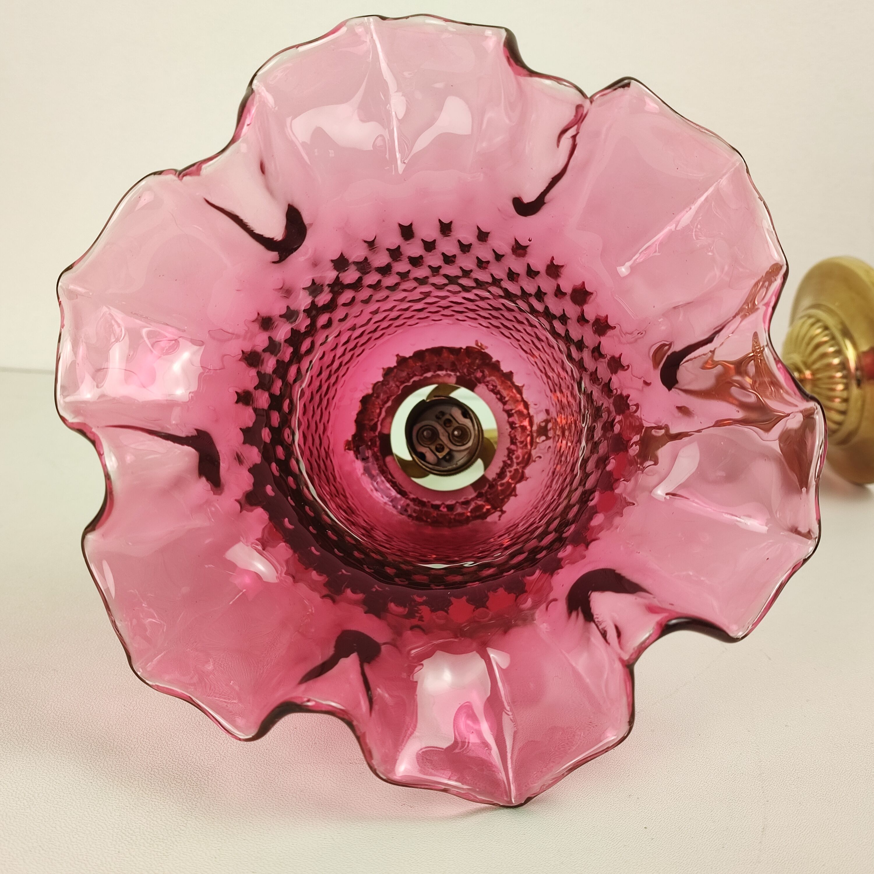 Vintage brass wall lamp