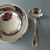 Sauce boat and serving spoon