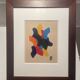 Triptyque peinture abstraite - Auguste Perrin - 1972