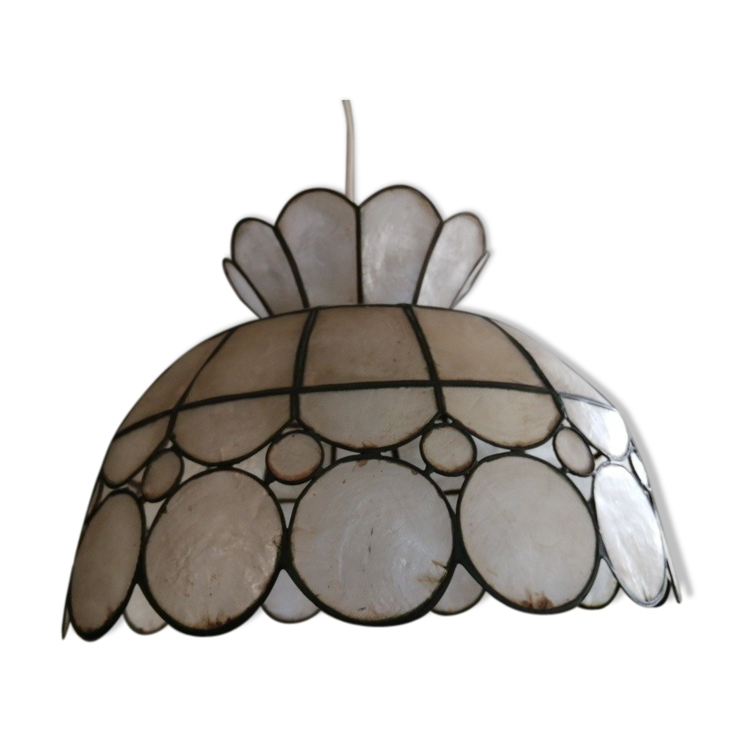 Antique mother-of-pearl pendant