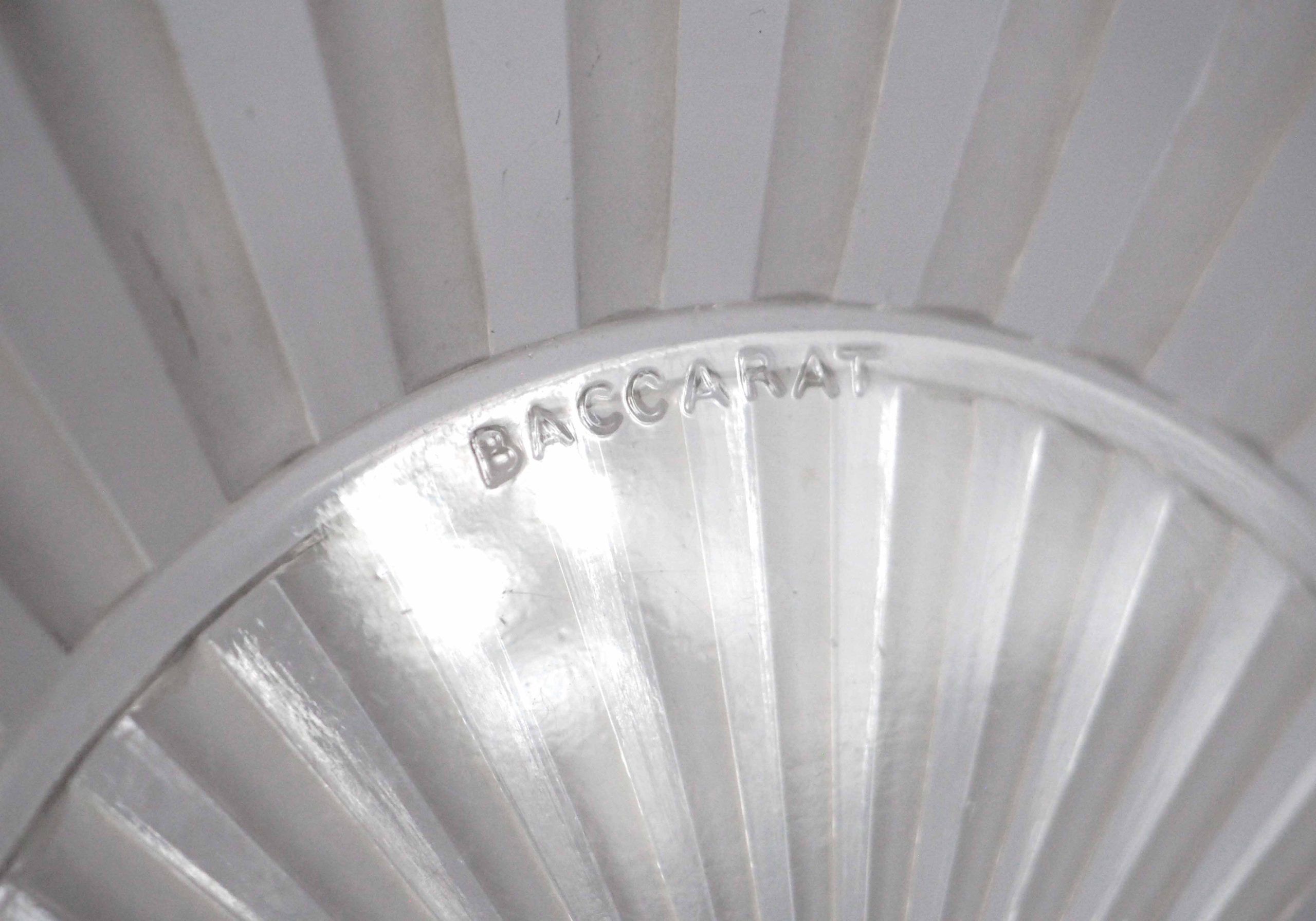Baccarat crystal plate 4990
