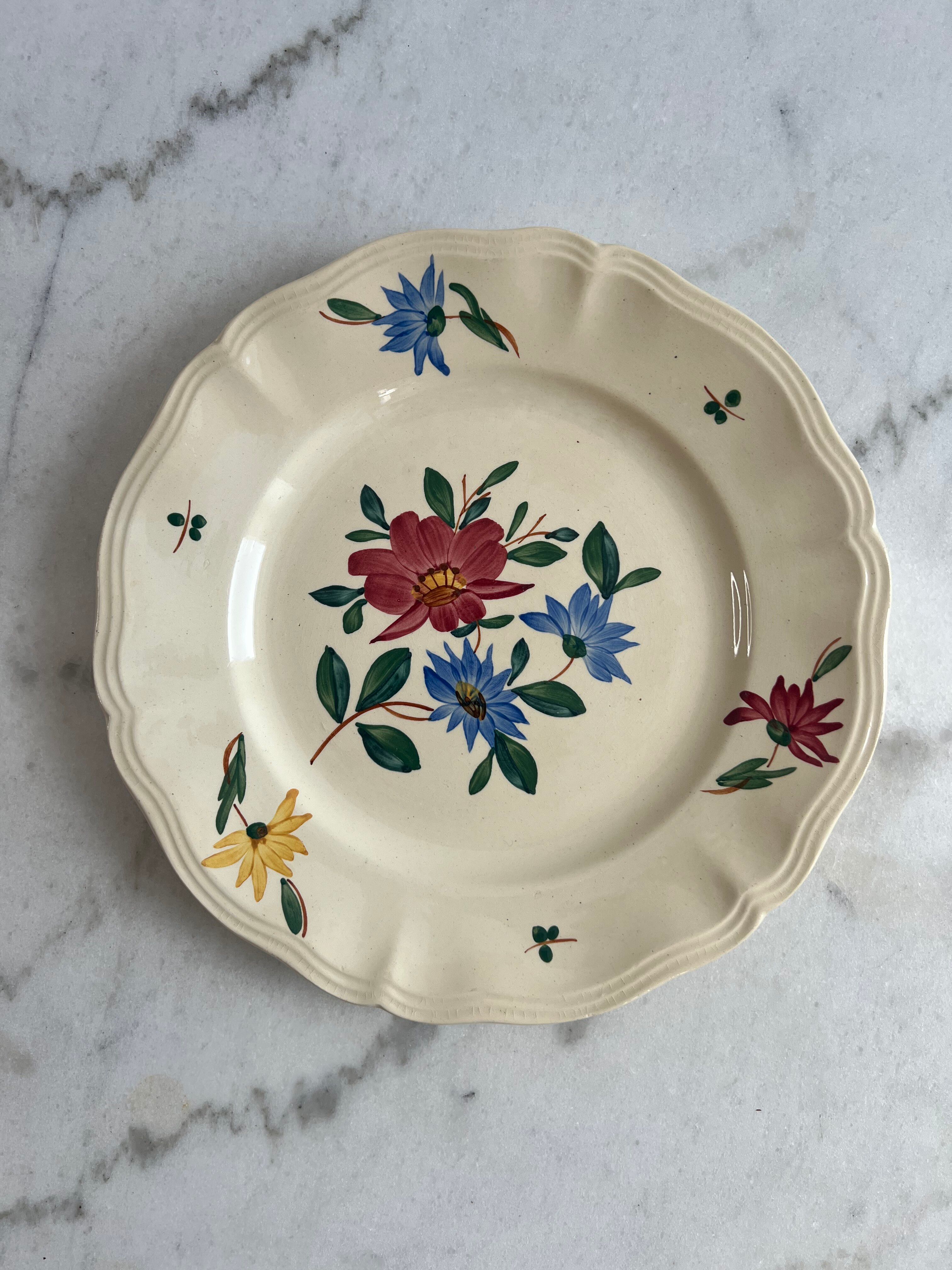 Petite assiette plate Sarreguemines et Digoin
