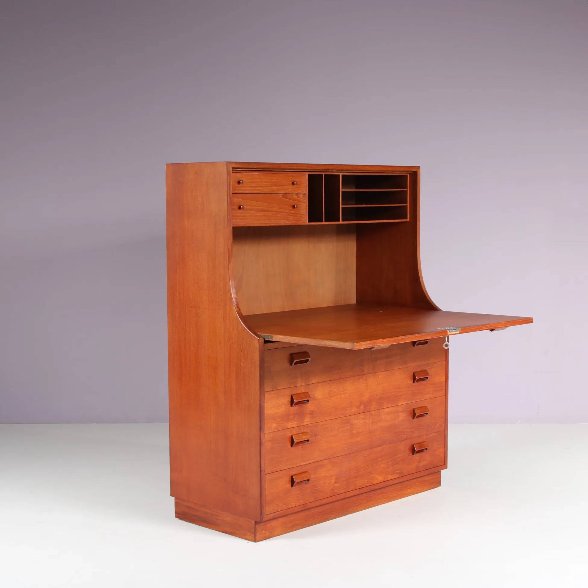 1960s secretary cabinet by Børge Mogensen for Søborg Møbelfabrik, Denmark