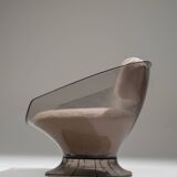 Pair of raphael raffel lounge chairs, 1980s