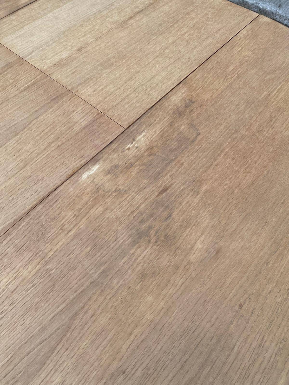 Authentic Scandinavian dining table BAUMANN stripped in teak 1960