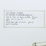 François delaroziere, le calamar à retropropulsion, 2008. original lithograph signed and numbered