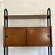Freestanding wall unit with desk