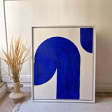 Electric blue textured board