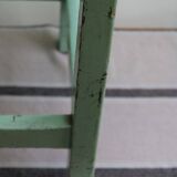 Wooden workshop stool