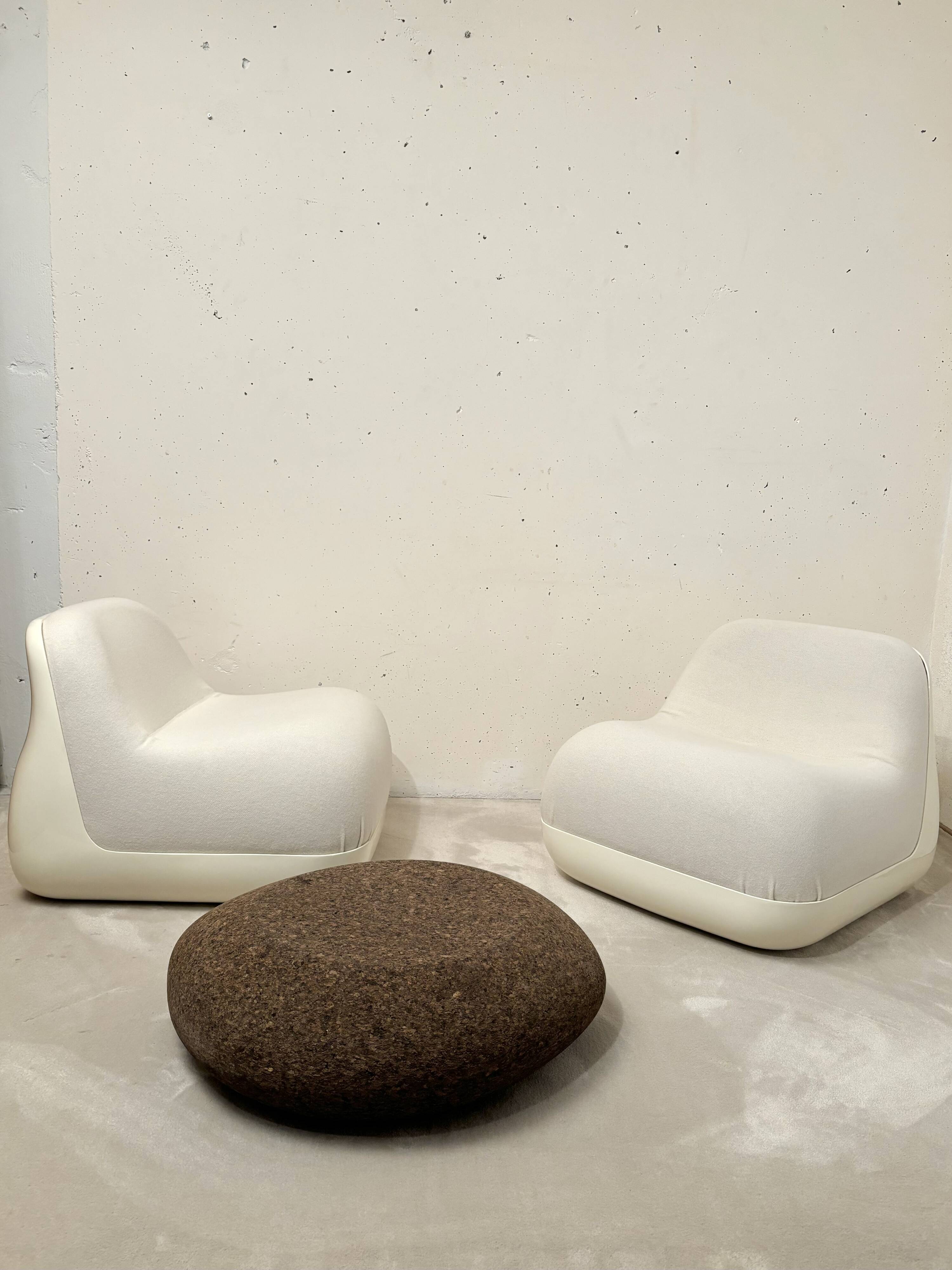 Pair of Jumbo armchairs, Alberto Rosselli, Saporiti 1970