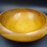 Wooden dish signed E - Circa 1960-1970