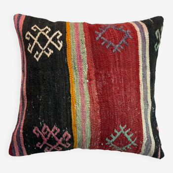 HOUSSE DE COUSSIN KILIM TURC VINTAGE, 45 X 45 CM