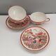 Three tea or coffee cups made of vintage japanese porcelain