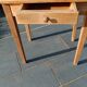 Desk or table in raw wood