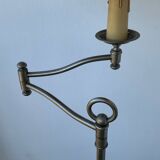 Floor lamp with articulated arm