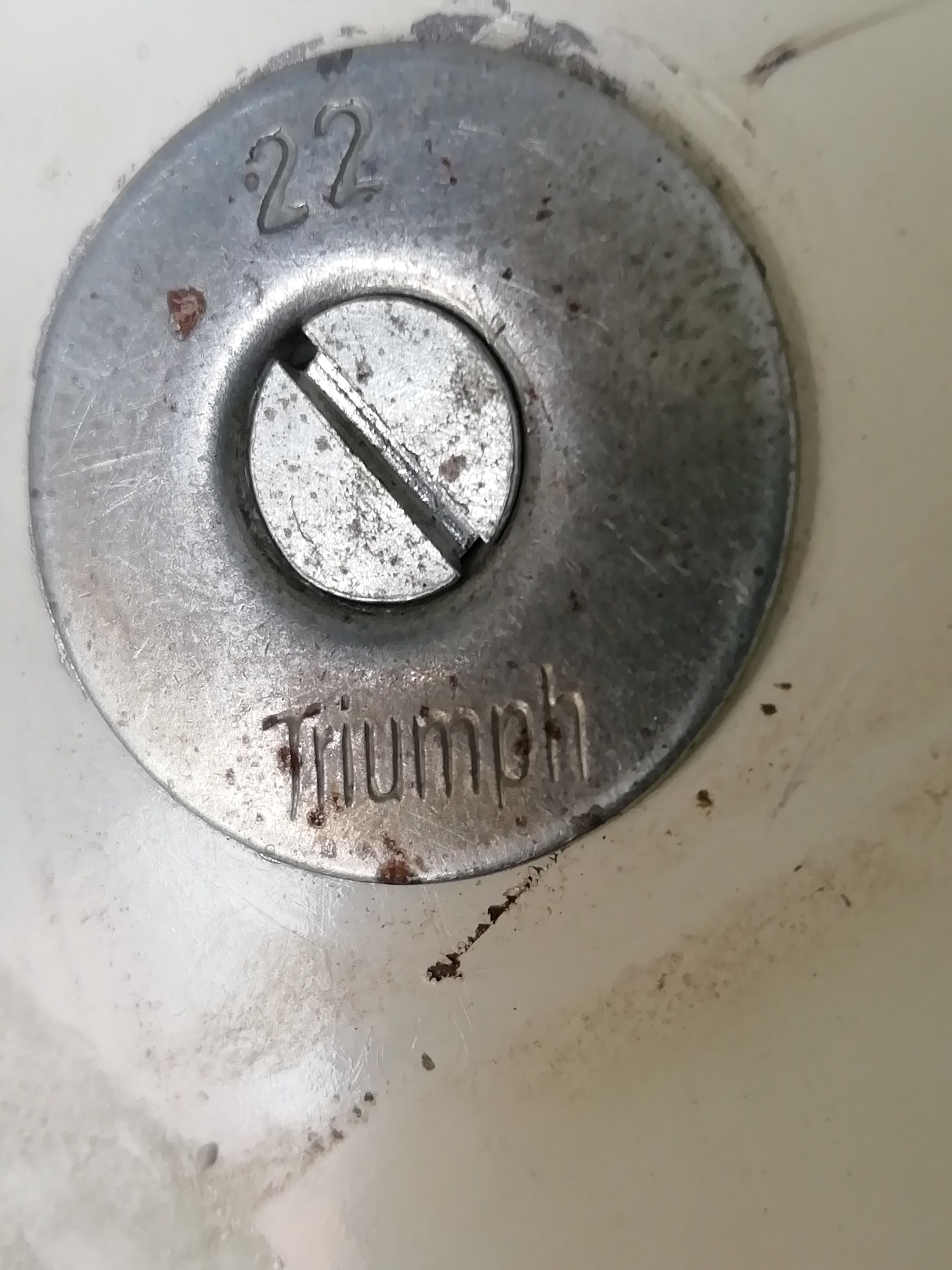 Triumph spot lamp Fifties