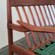 Scandinavian vintage 3-seater sofa in solid wood