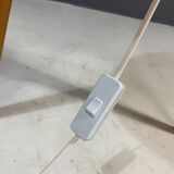 Grand lampadaire ULUV, bois et verre dépoli, Tchécoslovaquie, années 1960