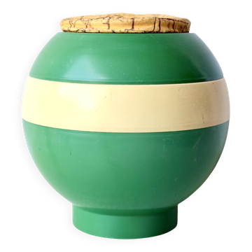 Tabouret en plastique de l'ère spatiale et boîte de rangement, Tchécoslovaquie, années 1970