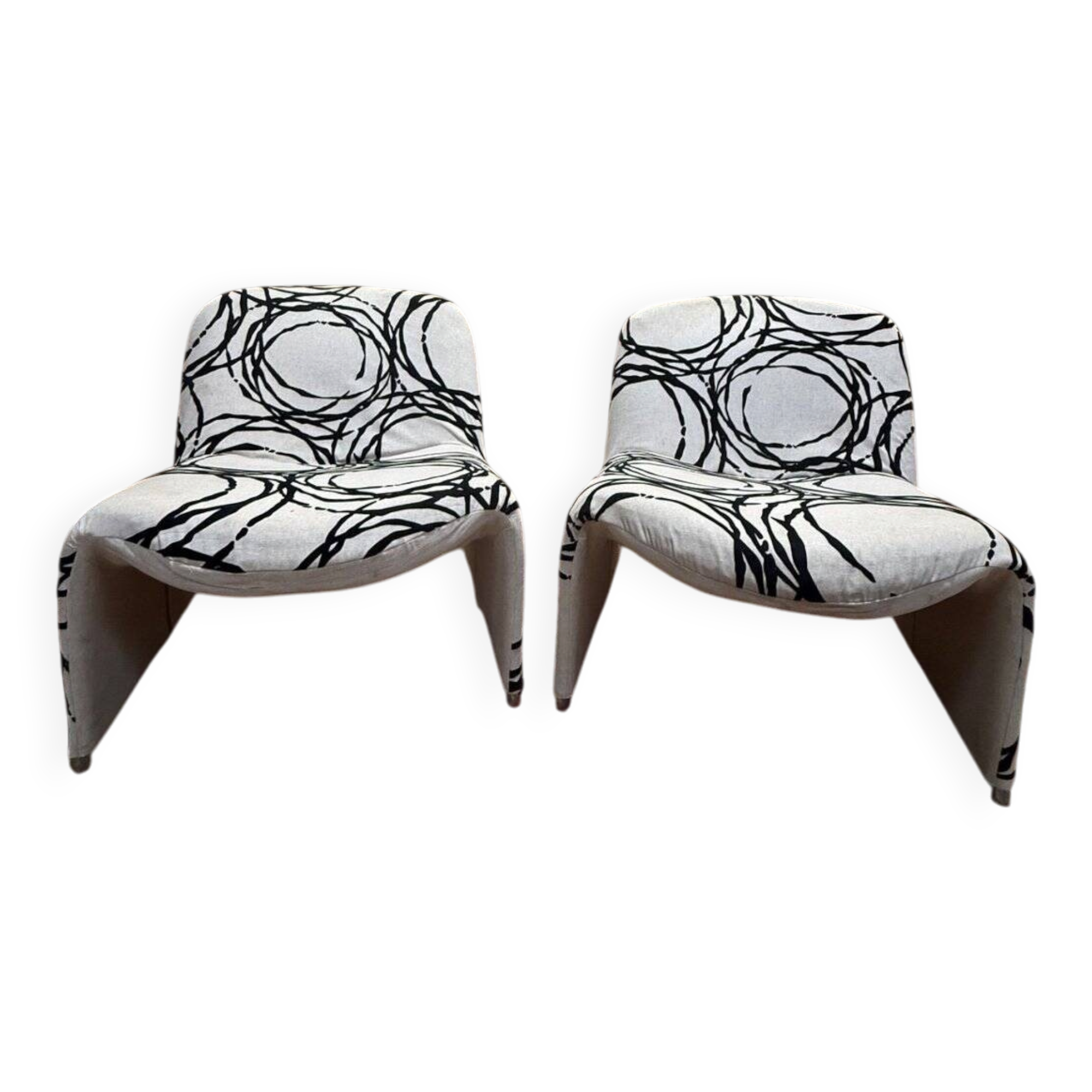 Pair of Alky Piretti armchairs