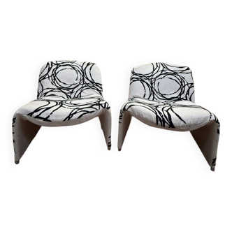 Pair of Alky Piretti armchairs