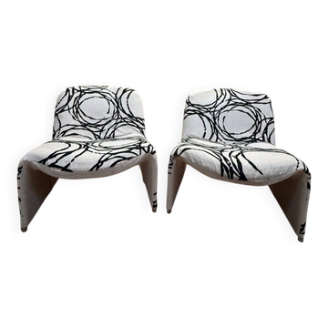 Pair of Alky Piretti armchairs
