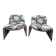 Pair of Alky Piretti armchairs