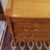 Vintage chest of drawers holes drawers