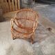 Armchair basket adult wicker curly