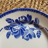 Blue ceramic plates