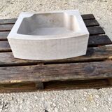 Rounded stone sink