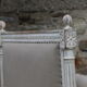 Daybed - Louis XVI style bench, reupholstered in linen
