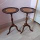 Pair of pedestal tables