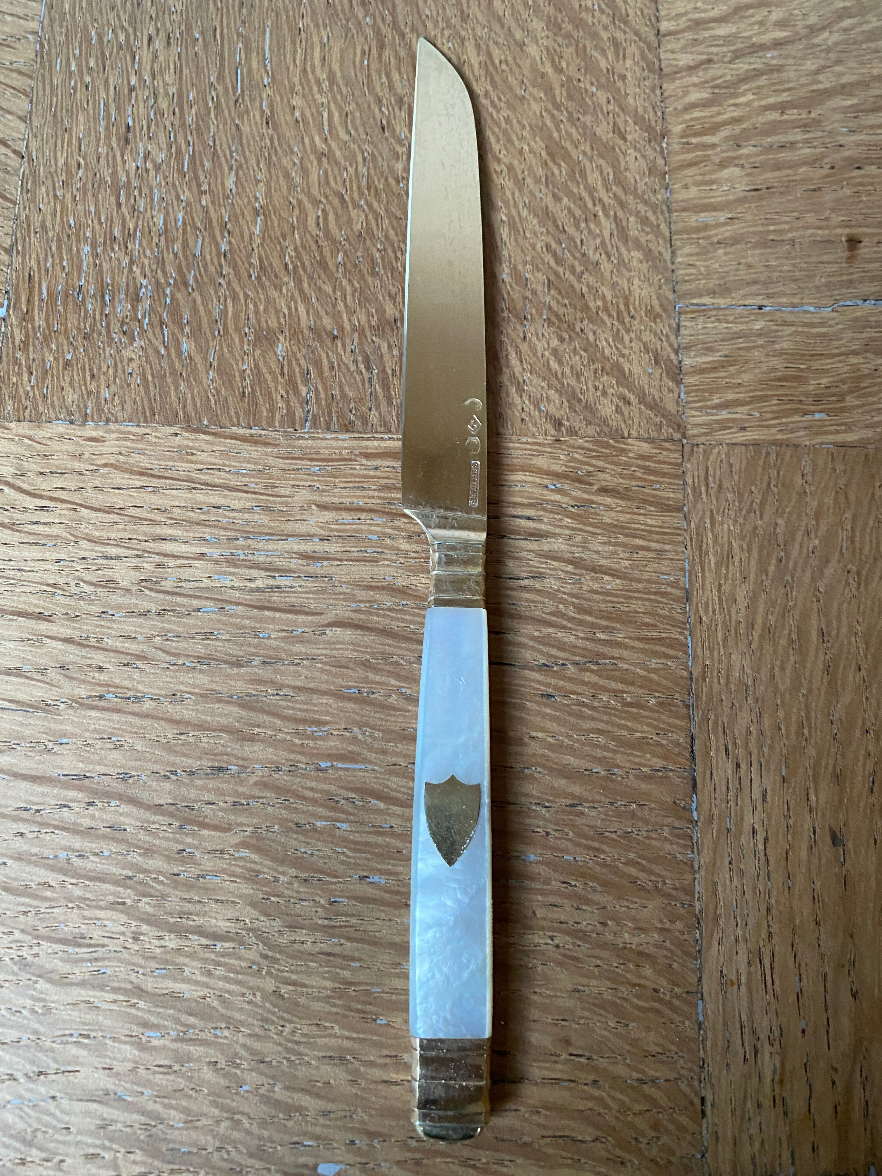 Fruit knives or vermeil entremets