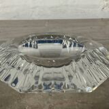 Val St Lambert hexagon ashtray in cut crystal