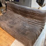 Togo marron alcantara Ligne Roset