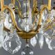 Louis XV style chandelier with pendants, 19th century