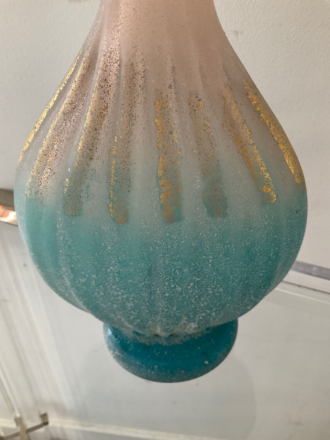 Vintage Scavo carafe in glass paste 60s