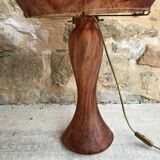 Mushroom lamp made of glass paste