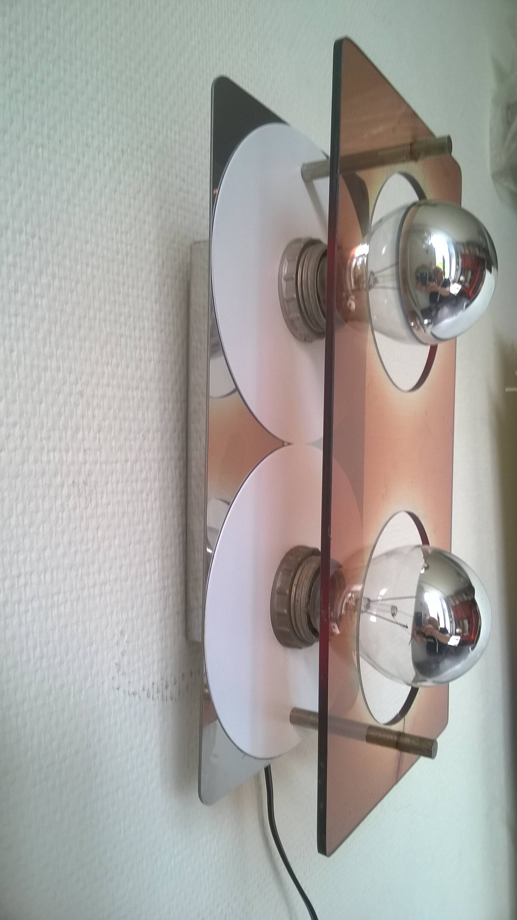 Wall light,, Disco,, design Jocelyne Trocmé 1970 (lack of proof of authenticity)