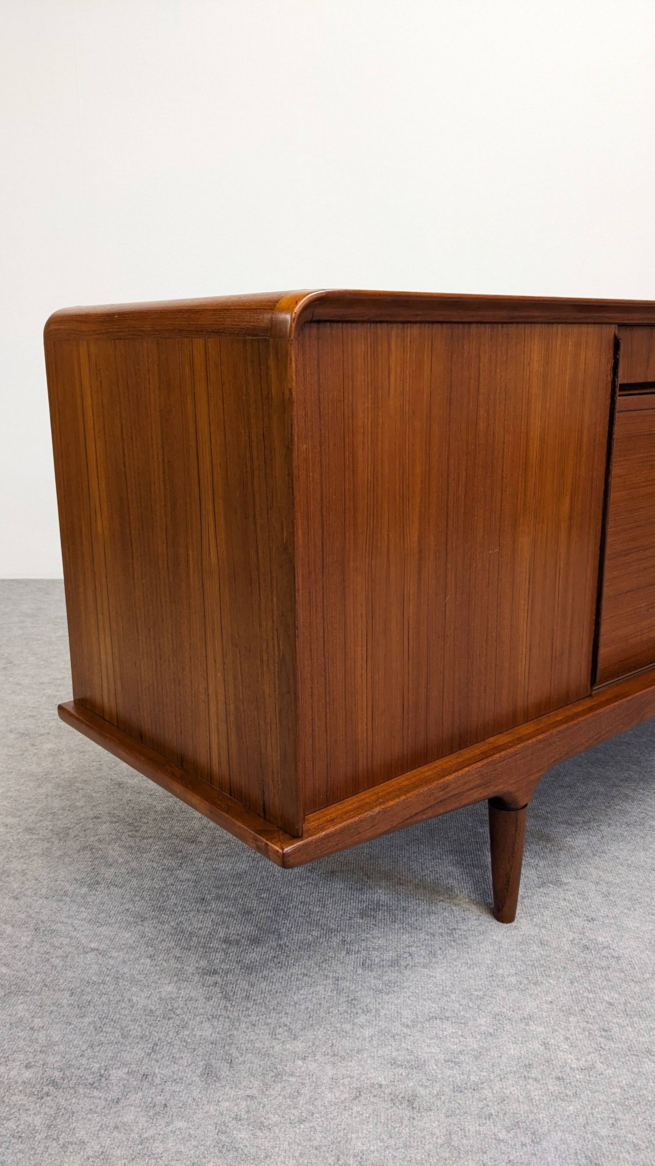 Teak enfilade by Johannes Andersen for Clausen & Son, Denmark 1960.