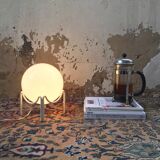 Lampe boule  vintage support tripode